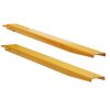 VEVOR Pallet Fork Extensions, 60" Length 4.5" Width, Heavy Duty Carbon Steel Fork Extensions for Forklifts, 1 Pair Forklift Extensions