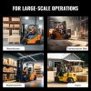VEVOR Pallet Fork Extensions, 60" Length 4.5" Width, Heavy Duty Carbon Steel Fork Extensions for Forklifts, 1 Pair Forklift Extensions