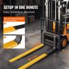 VEVOR Pallet Fork Extensions, 96" Length 5.5" Width, Heavy Duty Carbon Steel Fork Extensions for Forklifts, 1 Pair Forklift Extensions